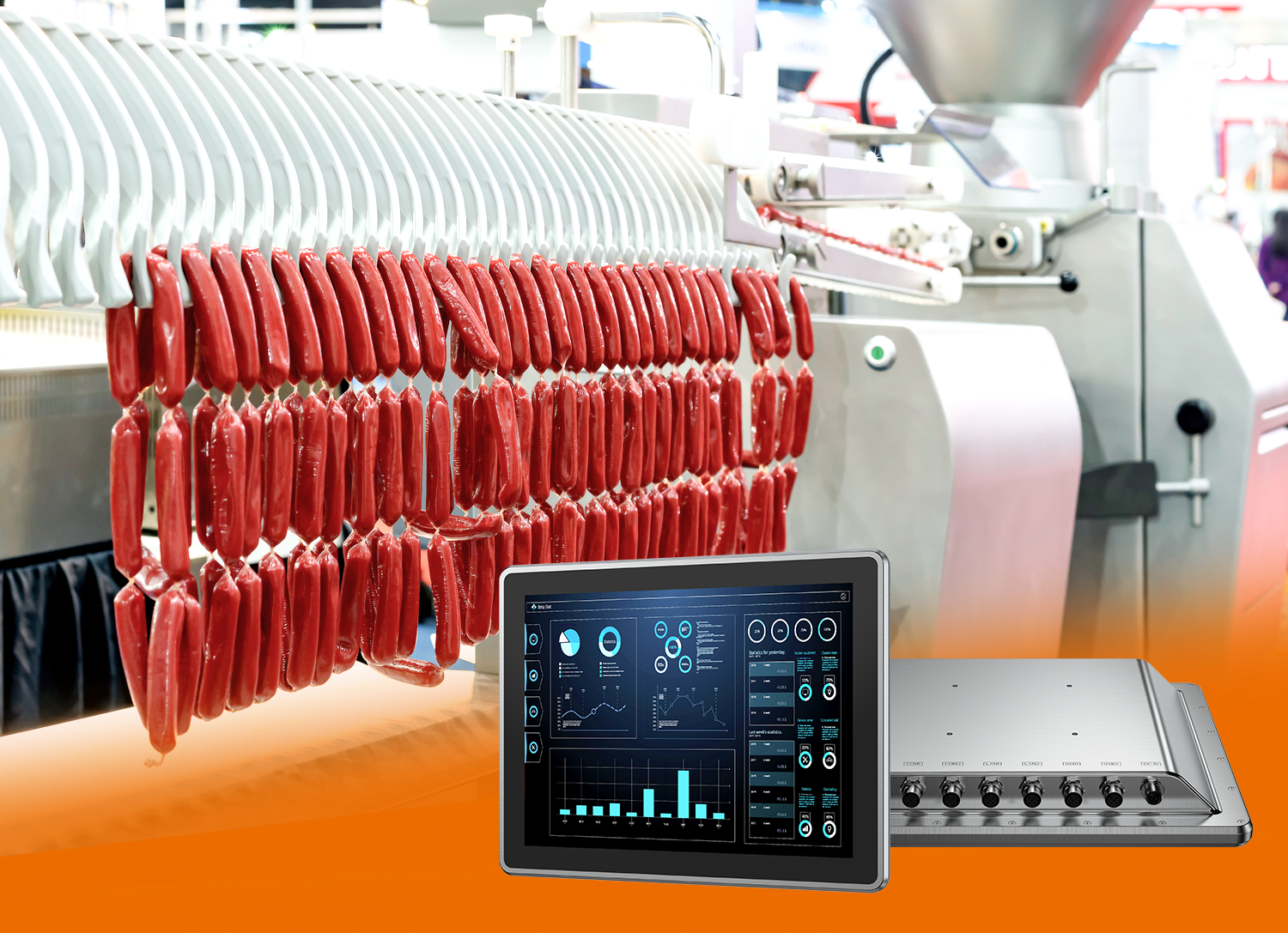 达文不锈钢平板电脑在哈尔滨大众肉联公司的应用